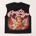 Rhinestone Angel Sleeveless Tee